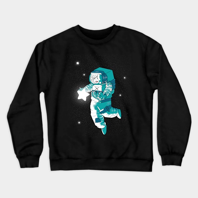 The Girl In Space Crewneck Sweatshirt by Girl In Space Podcast